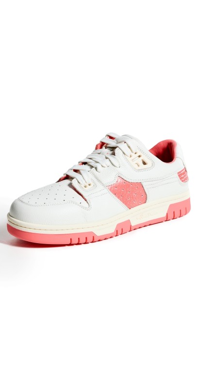 Acne Studios Low Top Sneakers WHITE/ELECTRIC PINK