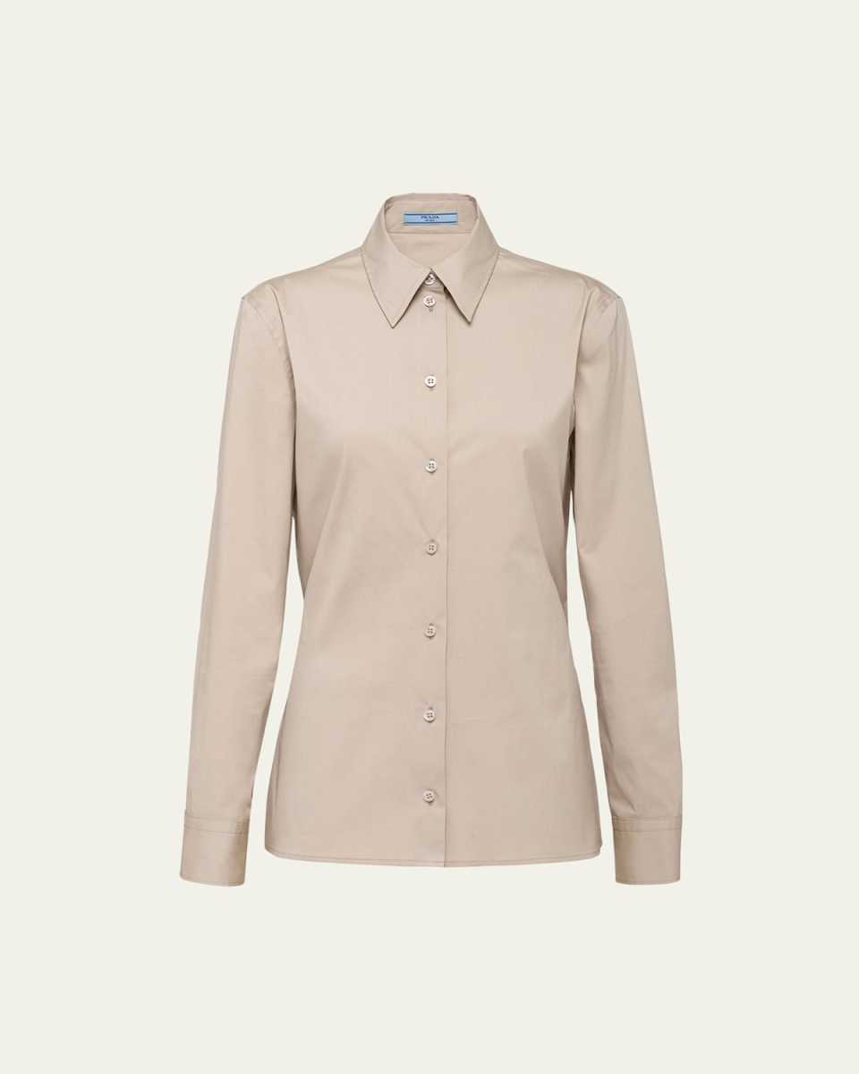 Poplin Button Down Shirt