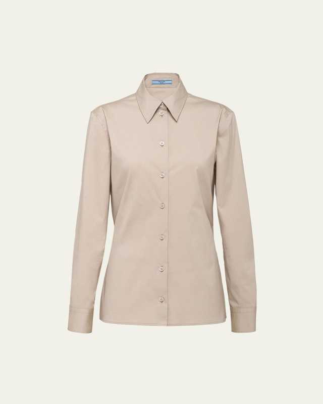 Poplin Button Down Shirt