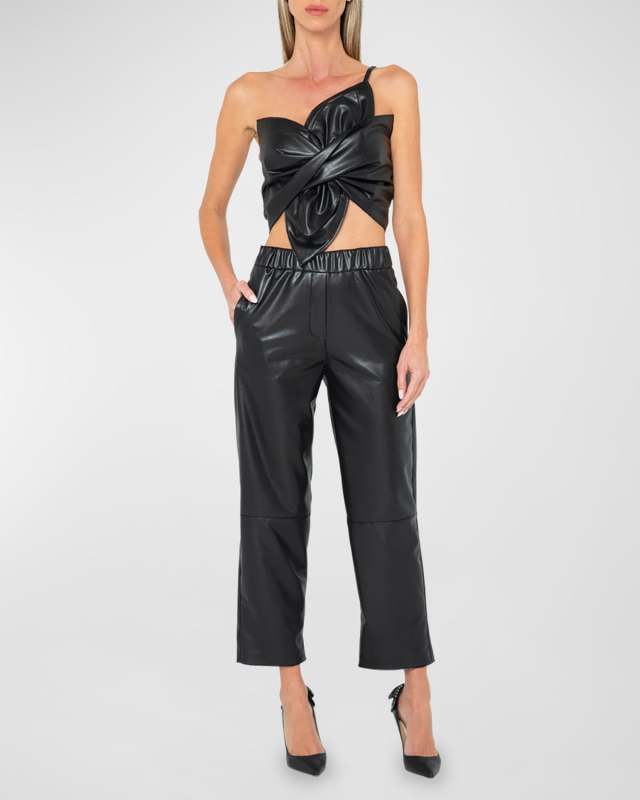 Cedar Faux Leather Pants