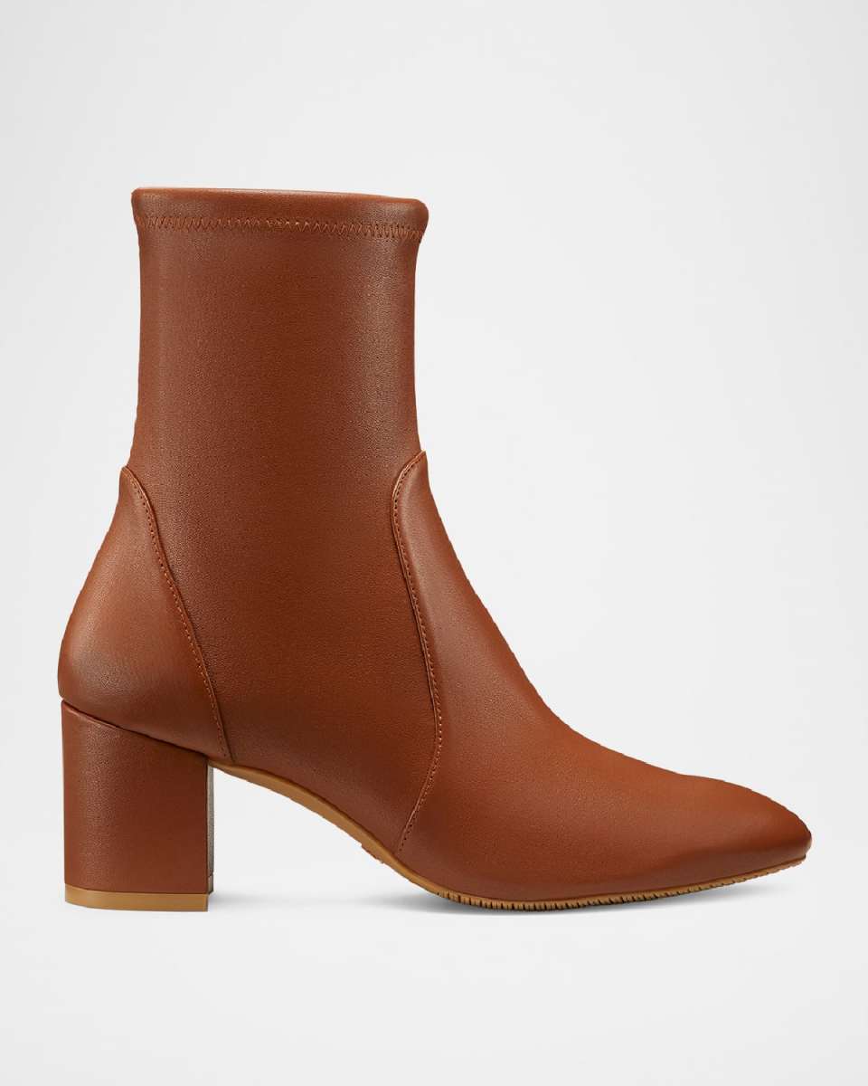 Yuliana Stretch Leather Booties
