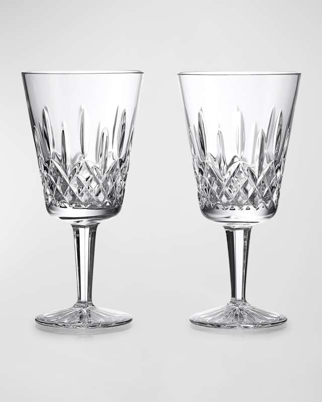 Lismore 12 oz Goblets, Set of 2