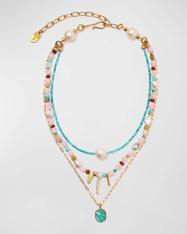 OFF SHORE NECKLACE IN PINK SANDS